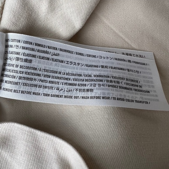 Abercrombie and Fitch paper bag style belted cinched waist shorts - Picture 10 of 10